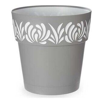 Self-watering pot Gaia Grey Plastic (29 x 29 x 29 cm)