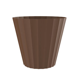 Plant pot Plastiken Bronze polypropylene (Ø 26 x 23 cm)