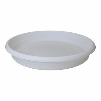 Flower Pot Dish Plastiken White Ø 22 cm