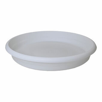Flower Pot Dish Plastiken White Ø 26 cm