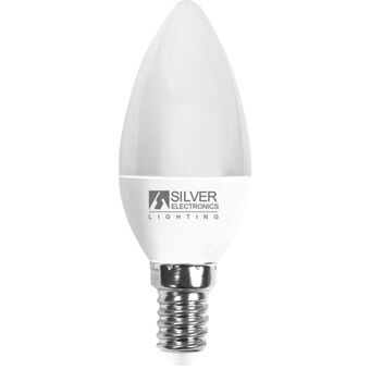 Candle LED Light Bulb Silver Electronics VELA     971714 7 W E14