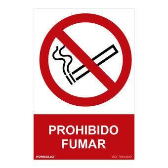 Sign Normaluz Prohibido fumar PVC (30 x 40 cm)