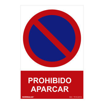 Sign Normaluz Prohibido aparcar PVC 30 x 40 cm