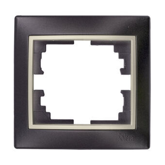 Light switch surround Solera erp71nu White Black Embedded, built-in 8,3 x 8,1 cm