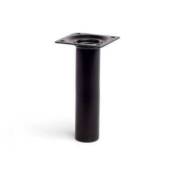 Feet Rei 401g Cylindrical Black Steel Modern (Ø 3 x 15 cm)