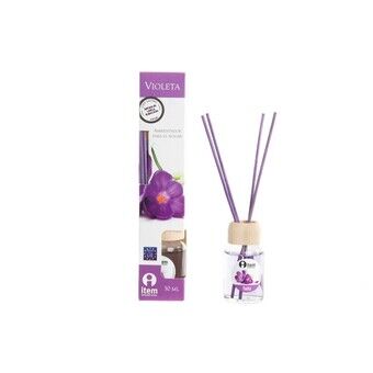 Perfume Sticks DKD Home Decor Violet (4 x 4 x 20 cm) (30 ml)