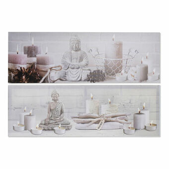 Painting DKD Home Decor Buddha Oriental (90 x 2,3 x 30 cm) (2 Units)