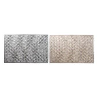 Carpet DKD Home Decor Grey Polypropylene (PP) (2 pcs)