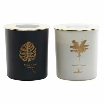 Candle DKD Home Decor Golden Colonial Passion Fruit Tropical (2 Units)