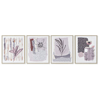 Painting DKD Home Decor Abstract (40 x 2.5 x 50 cm) (4 pcs)