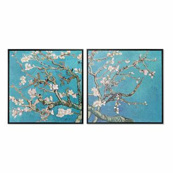 Painting DKD Home Decor S3018024 Tree Oriental (60 x 2,5 x 60 cm) (2 Units)