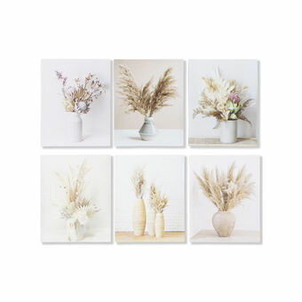 Painting DKD Home Decor Bunches (40 x 1,8 x 50 cm) (6 Units)