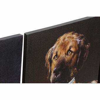 Painting DKD Home Decor Dog (40 x 1,8 x 50 cm) (6 Units)