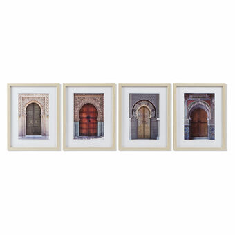 Painting DKD Home Decor Arab (35 x 2 x 45 cm) (4 Units)