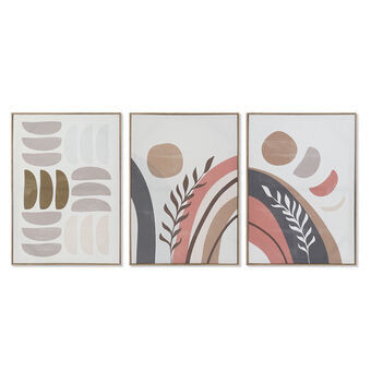 Painting DKD Home Decor Abstract (52.5 x 3.5 x 72 cm) (3 pcs)