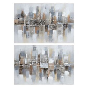 Painting DKD Home Decor Abstract (2 pcs) (90 x 3 x 60 cm)