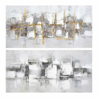 Painting DKD Home Decor Abstract 120 x 3 x 60 cm Loft (2 Units)