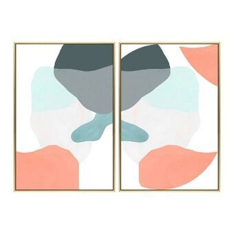 Painting DKD Home Decor Abstract (53 x 3.5 x 73 cm) (2 pcs)