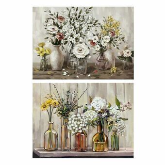 Painting DKD Home Decor Vase (76 x 3 x 101 cm) (2 Units)