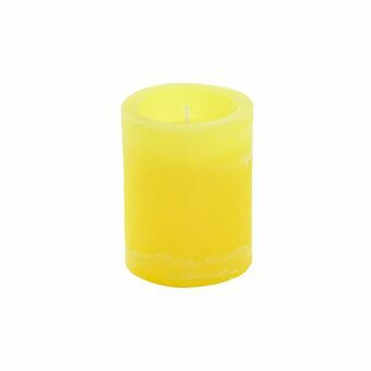 Candle DKD Home Decor Citronela Yellow Wax (7 cm)