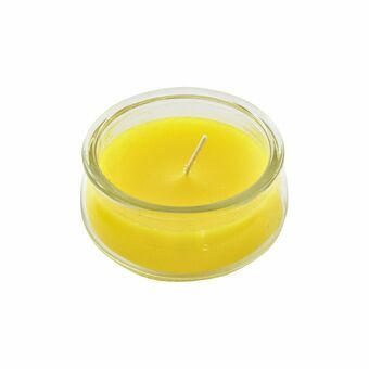 Candle DKD Home Decor Citronela Crystal Yellow (8 x 8 cm)