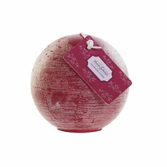 Scented Candle DKD Home Decor Maroon (7.5 x 7.5 x 7.5 cm)