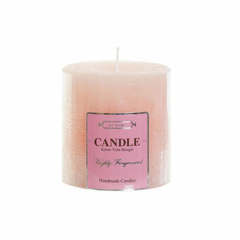 Scented Candle DKD Home Decor Pink (7 x 7 x 7 cm)