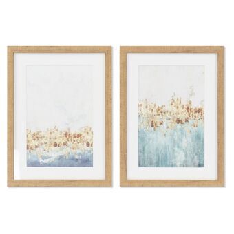 Painting DKD Home Decor Abstract (30 x 2,5 x 40 cm) (2 Units)