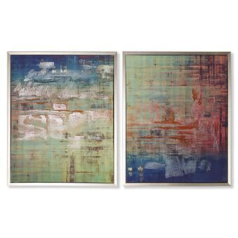 Painting DKD Home Decor Abstract Modern (43 x 2,5 x 53 cm) (2 Units)