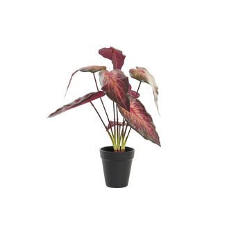 Decorative Plant DKD Home Decor Red Burgundy PE (20 x 20 x 38 cm)