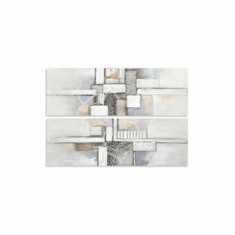Painting DKD Home Decor Abstract (2 Units) (40 x 3 x 120 cm)