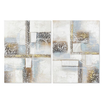 Painting DKD Home Decor Abstract (60 x 3 x 80 cm) (2 Units)
