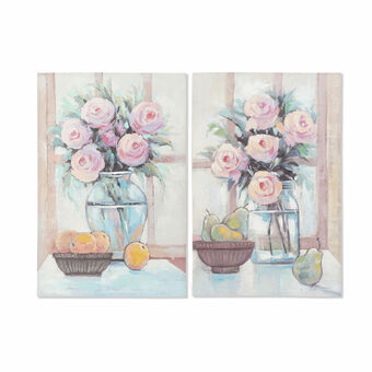 Painting DKD Home Decor Vase (60 x 2,5 x 90 cm) (2 Units)