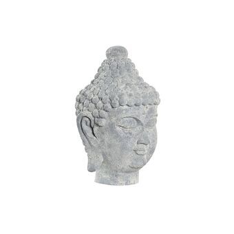 Decorative Figure DKD Home Decor Buddha Resin Light grey (22 x 20 x 35 cm)