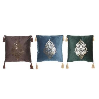 Cushion DKD Home Decor Polyester Arab (45 x 10 x 45 cm) (3 Units)