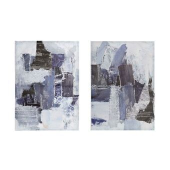 Painting DKD Home Decor Abstract (50 x 2,5 x 70 cm) (2 Units)