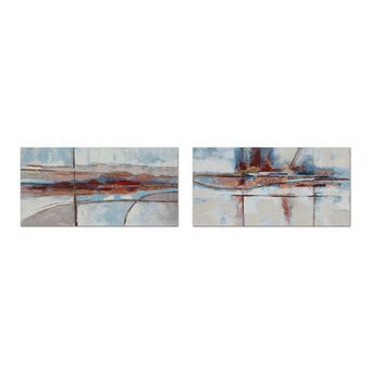 Painting DKD Home Decor 140 x 2,8 x 70 cm Abstract Modern (2 Units)