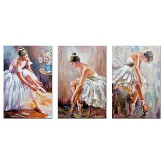 Painting DKD Home Decor Traditional (60 x 2,8 x 90 cm) (3 Units)