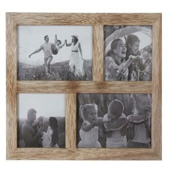 Photo frame DKD Home Decor Crystal Natural Moutain MDF Wood (29 x 1,2 x 24 cm)