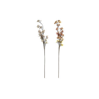 Bouquets DKD Home Decor Fuchsia White (25 x 5 x 130 cm) (2 Units)