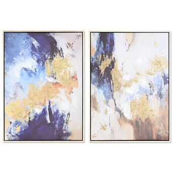 Painting DKD Home Decor Abstract Modern (2 Units)