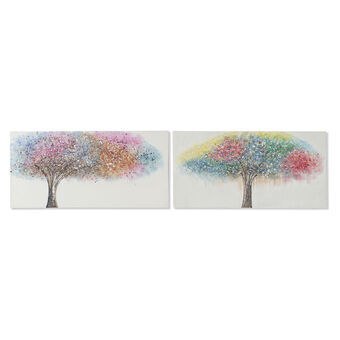Painting Home ESPRIT Tree Modern 120 x 3 x 60 cm (2 Units)