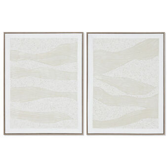 Painting Home ESPRIT Abstract Urban 62,3 x 4,5 x 82 cm (2 Units)