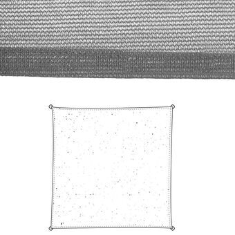 Cloth 3 x 3 m Awning 300 x 300 x 0,5 cm Grey Polyethylene