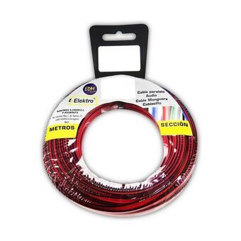 Audio cable EDM 2 x 1,5 mm Red/Black 5 m