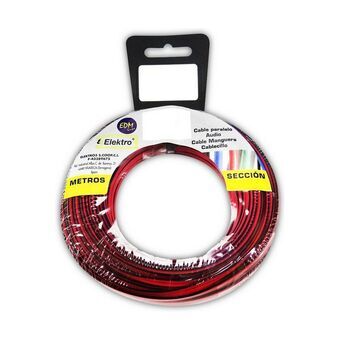 Audio cable EDM 2 x 1,5 mm 10 m Red/Black