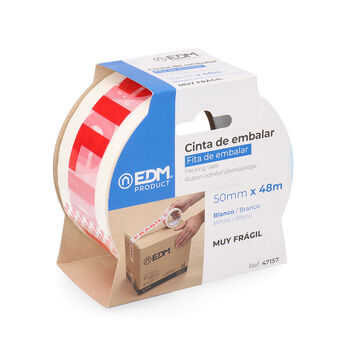 Adhesive Tape EDM Muy Frágil polypropylene (50 m x 50 mm)
