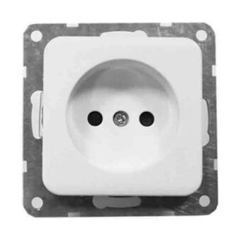 Plug-in base EDM Term White 250 V 16 A Embedded, built-in