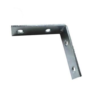 Angle bracket EDM Silver Stainless steel (60 x 16 x 2 mm)