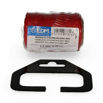 Braided rope EDM Red polypropylene